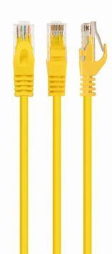 Патч корд Cablexpert UTP Cat. 6 0.25 м PVC Жовтий (PP6U-0.25M/Y) H00000135401 фото