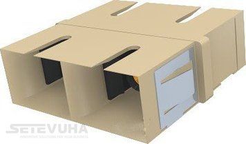 Адаптер оптичний Molex SC/SC SM UPC Duplex (18282-0033) H00000005161 фото