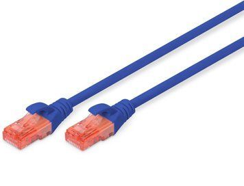 Патч корд DIGITUS UTP Cat. 6 10 м LSZH Чорний (DK-1617-100/B) H00000174669 фото