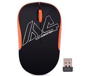 Мышь A4Tech беспроводная (G3-300N (Black+Orange)) H00000075948 фото