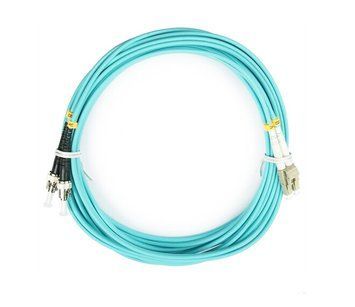 Патч-корд оптичний Adtek LC-ST UPC MM(OM3) Duplex 5м (UPC-5STLC(MM)D(ON)) H00000133612 фото