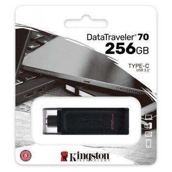 Флеш пам'ять USB Kingston (DT70/256GB) H00000346241 фото