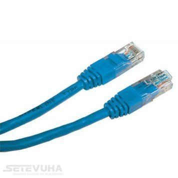 Патч-корд Hypernet UTP Cat. 5e 3 м PVC Синий (PC-UTP-3M-BL) H00000002002 фото