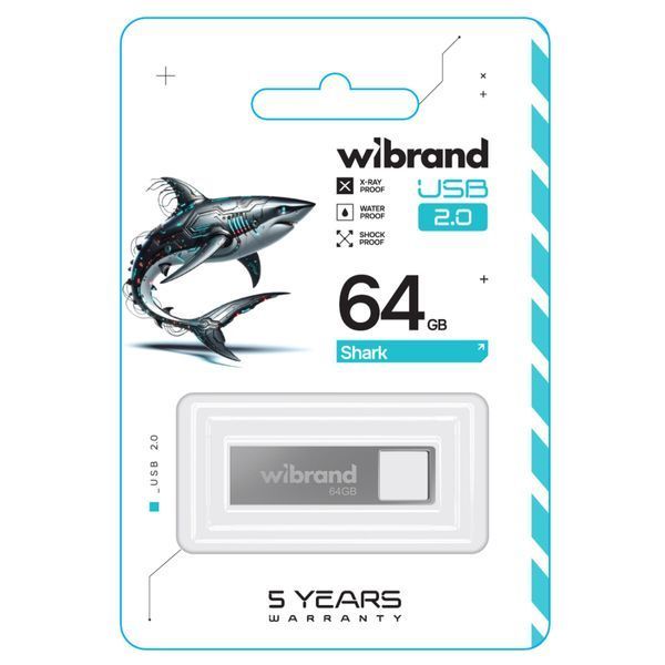 Флеш пам'ять USB Wibrand (WI2.0/SH64U4S) H00000460191 фото