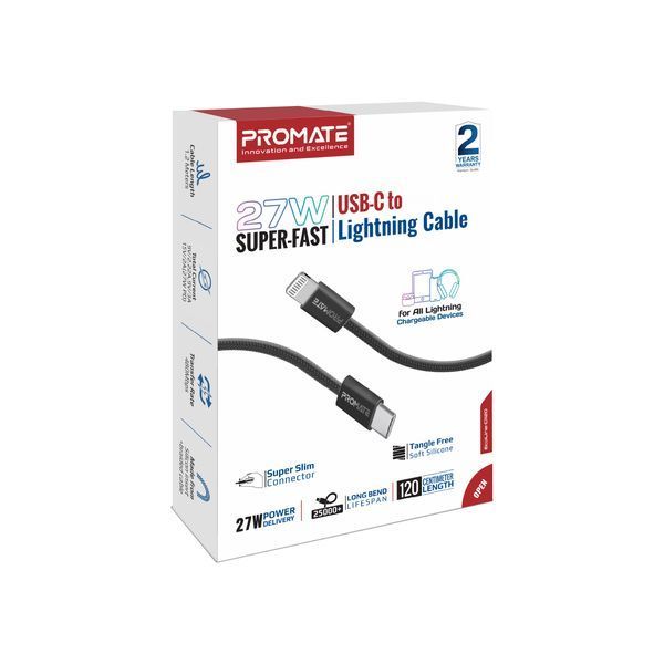 Кабель Promate (ecoline-ci120.black) H00000448545 фото
