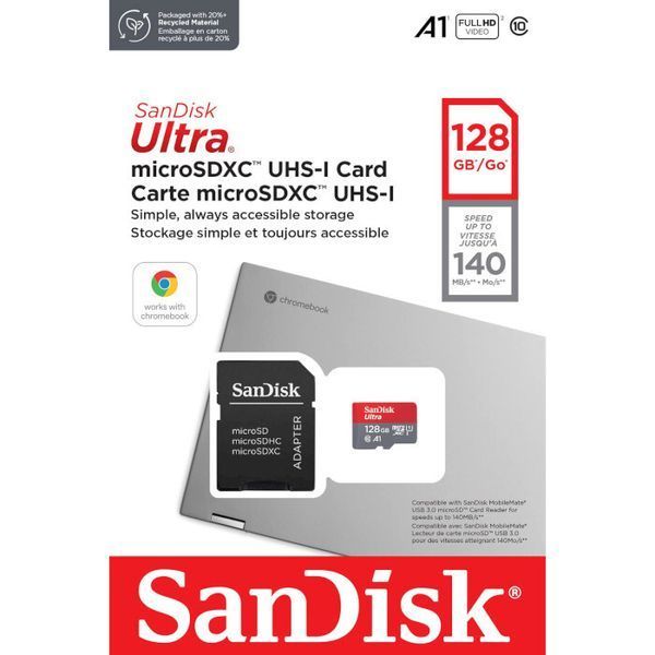 Карта пам'яті SanDisk (SDSQUAB-128G-GN6MA) H00000373666 фото