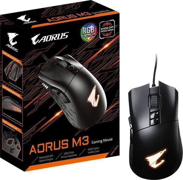 Мышь Gigabyte проводная игровая (AORUS M3) H00000051238 фото