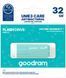 Флеш память USB GOODRAM UME3 Care 32ГБ USB 3.0 (UME3-0320CRR11) H00000129794 фото 1