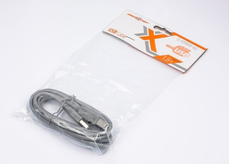Кабель Maxxter USB Type A - USB Type B 1.8 м (U-AMBM-6G) H00000184849 фото