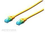Патч корд DIGITUS UTP Cat. 5e 3 м PVC Жовтий (DK-1511-030/Y) H00000030389 фото