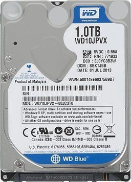 Жорсткий диск WD 2.5" SATA III 1ТБ (WD10JPVX) H00000003974 фото