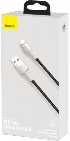 Кабель BASEUS USB Type C - USB Type A 0.25 м USB 2.0 (CAKF000001) H00000256045 фото