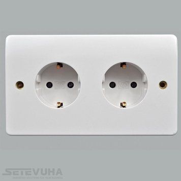 Розетка MK (K4152 WHI) H00000016621 фото