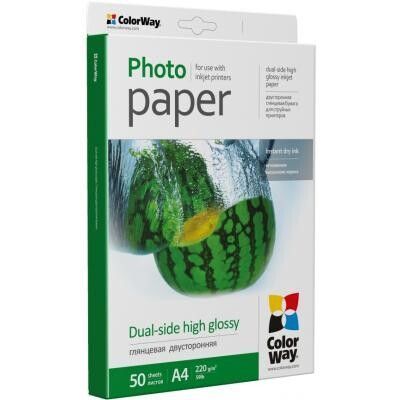 Папір ColorWay А4 220 г/м&sup2; 50 шт. (PGD220050A4) H00000177300 фото
