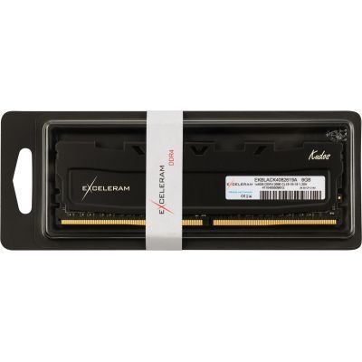 Оперативна пам'ять eXceleram DIMM DDR4 8ГБ (EKBLACK4082619A) H00000148254 фото