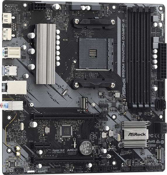 Материнська плата ASRock АМ4 (B550M Phantom Gaming 4) H00000055226 фото