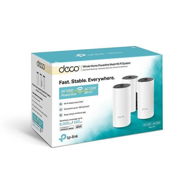 Беспроводная точка доступа TP-Link Двухдиапазонный GbE MU-MIMO (Deco P9(3-pack)) H00000045880 фото