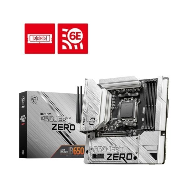 Материнська плата MSI (B650M PROJECT ZERO) H00000434939 фото