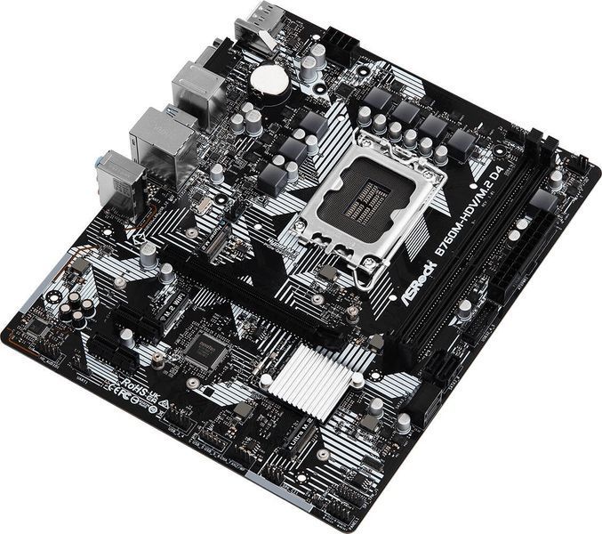 Материнская плата ASRock 1700 (B760M-HDV/M.2_D4) H00000323653 фото