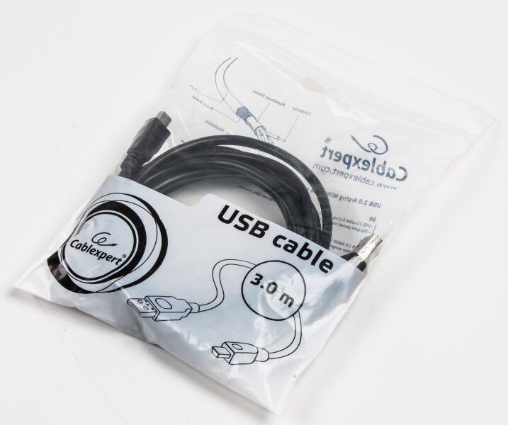 Кабель Cablexpert USB Type A - mini-USB 3 м USB 2.0 (CCP-USB2-AM5P-10) H00000180022 фото