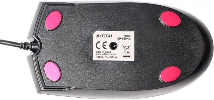 Мышь A4Tech проводная (OP-550NU USB (Black)) H00000075986 фото