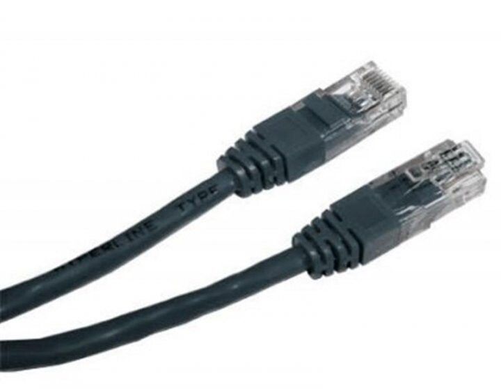 Патч корд Cablexpert UTP Cat. 5e 0.5 м PVC Чорний (PP12-0.5M/BK) H00000157701 фото