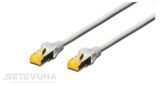 Патч корд DIGITUS S/FTP Cat. 6a 10 м LSZH Сірий (DK-1644-A-100) H00000030393 фото