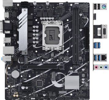 Материнская плата ASUS 1700 (PRIME B760M-K D4) H00000323767 фото
