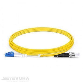 Патч-корд оптический Sofetek LC-LC APC SM Duplex 3м (APC-3LCLC(SM)D(SO)) H00000006007 фото