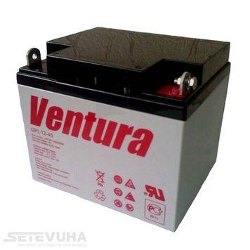 Акумуляторна батарея Ventura 40 Аг AGM 12 В (GPL 12-40) H00000029760 фото