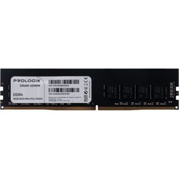 Оперативна пам'ять ProLogiX (PRO16GB3200D4) H00000441461 фото