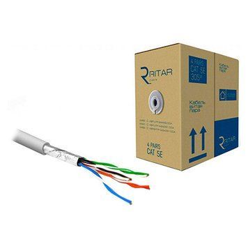 Кабель витая пара Ritar UTP Cat 5e PVC 4 х 2 х 0,49 (Ritar_07455) H00000165904 фото