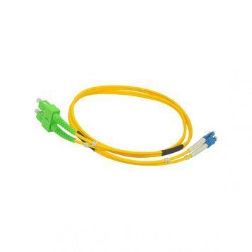 Патч-корд оптичний CMS SC-LC APC-UPC SM Duplex 0.5м (PC-0.5SC/APC-LC/UPC(SM)D(ON)S) H00000287733 фото
