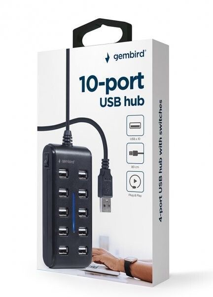 USB-хаб Gembird (UHB-U2P10P-01) H00000339787 фото