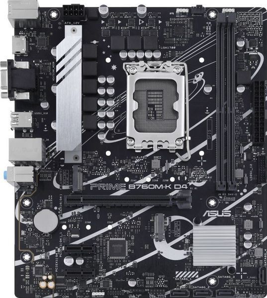 Материнская плата ASUS 1700 (PRIME B760M-K D4) H00000323767 фото
