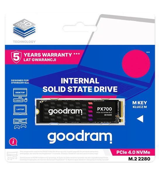 SSD диск GOODRAM (SSDPR-PX700-01T-80) H00000407314 фото