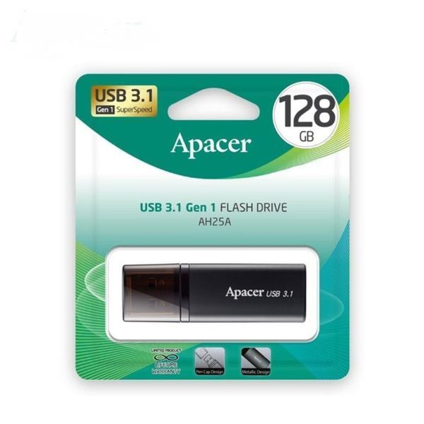 Флеш память USB Apacer AH25B 128ГБ USB 3.1 (AP128GAH25BB-1) H00000038116 фото