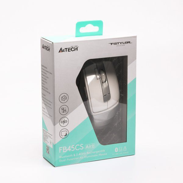 Мышь A4Tech (FB45CS Air2 (Silver White)) H00000457221 фото
