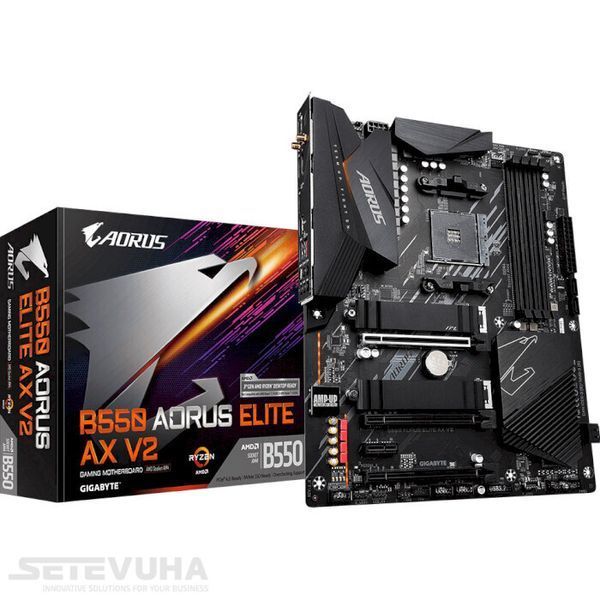 Материнская плата Gigabyte AM4 (B550_AORUS_ELITE_AX_V2) H00000032016 фото