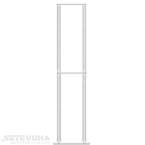 Стойка CSV Двухрамная 84U Черная (CSV-00365) H00000009198 фото