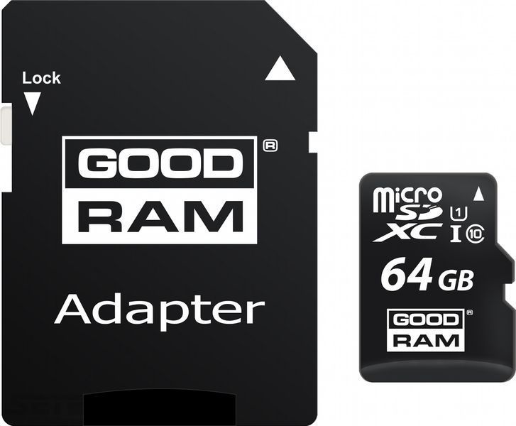 Карта памяти GOODRAM UHS-I microSD 64ГБ (M1AA-0640R12) H00000042549 фото