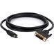Кабель Vinga HDMI - DVI 3 м (VCPHDMIDVI3) H00000176078 фото 2