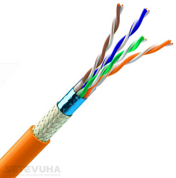 Кабель вита пара OK-Net SF/UTP Cat 5e LSZH 4 х 2 х 0.51 (49953m305) H00000001847 фото
