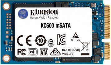 SSD диск Kingston KC600 256ГБ SATA III mSATA 3D NAND TLC (SKC600MS/256G) H00000044690 фото