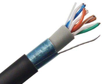 Кабель витая пара Atcom FTP Cat 5e PVC 4 х 2 х 0,50 (Atcom_13426) H00000260558 фото