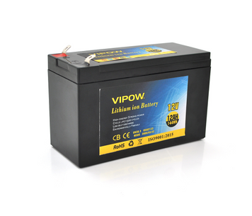 Аккумуляторная батарея Vipow 12 Ач Li-ion 12 В (VP-12120LI) H00000302732 фото