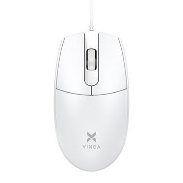 Мышь Vinga проводная (MS-110 White) H00000177230 фото