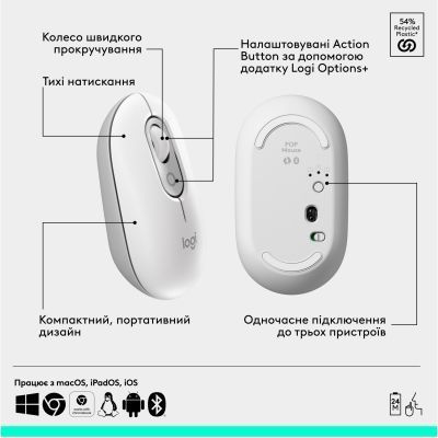 Клавіатура + миша Logitech (920-013141) H00000457567 фото