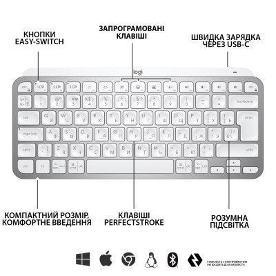 Клавіатура Logitech (920-010499) H00000331163 фото