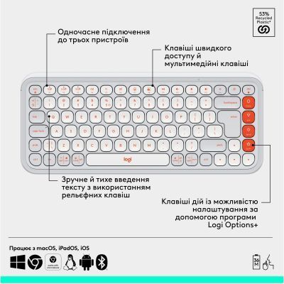 Клавіатура + миша Logitech (920-013141) H00000457567 фото